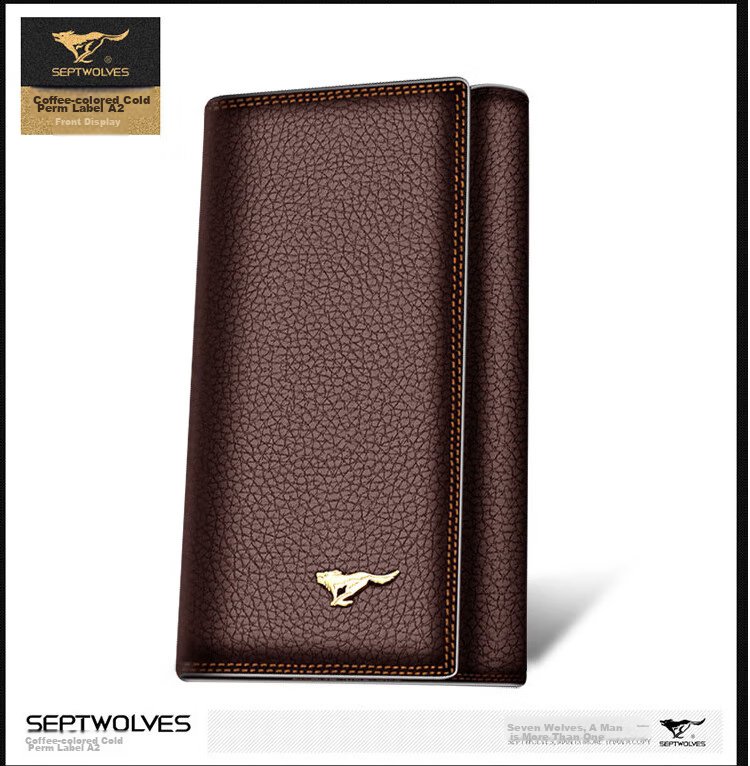 SEPTWOLVES Keychain, Men's Card Holder, Multifunctional Leather Car Key Case, Birthday Gift 10