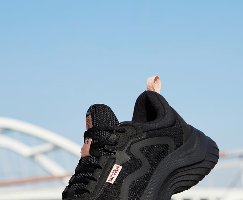 361° Women's Autumn Water-Repellent Leather Running Shoes Shock Absorption Casual Commuting Sneakers 682232233-3 40