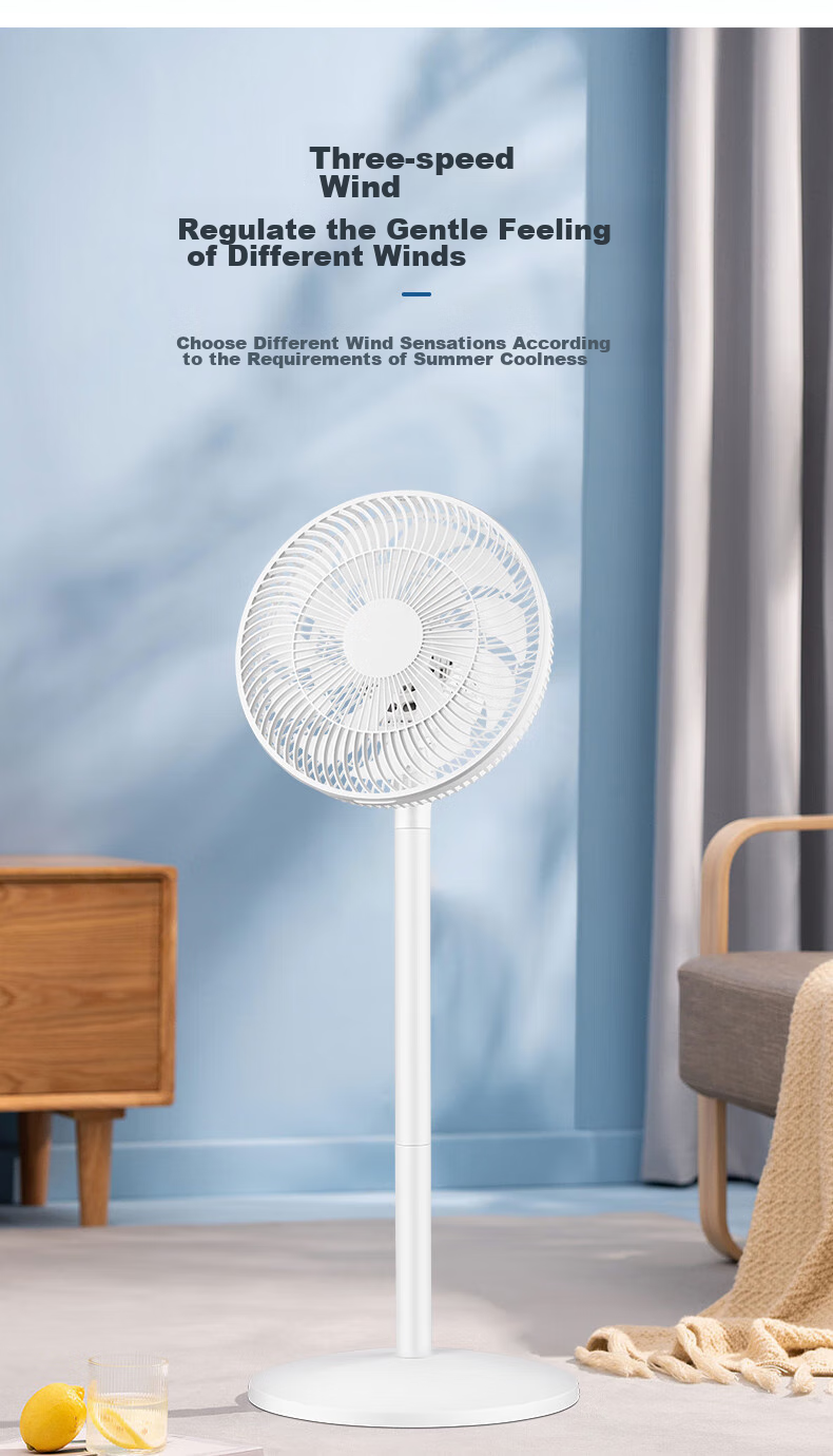 SINGFUN Home Electric Fan, Floor Fan, Beige Fan, Energy-Saving Dorm Small Fan, Table And Floor Fan, Air Circulation Fan, Quiet High-Volume Fan DLD-D17 11