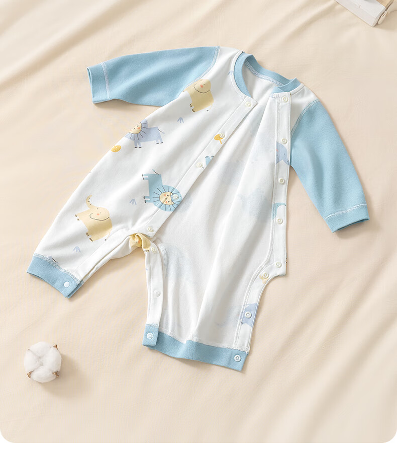 Beitaisi Baby Clothes Spring And Autumn Long-Sleeve Onesie, Pure Cotton Newborn Romper, Boys And Girls Infant Early Spring Pajamas 7
