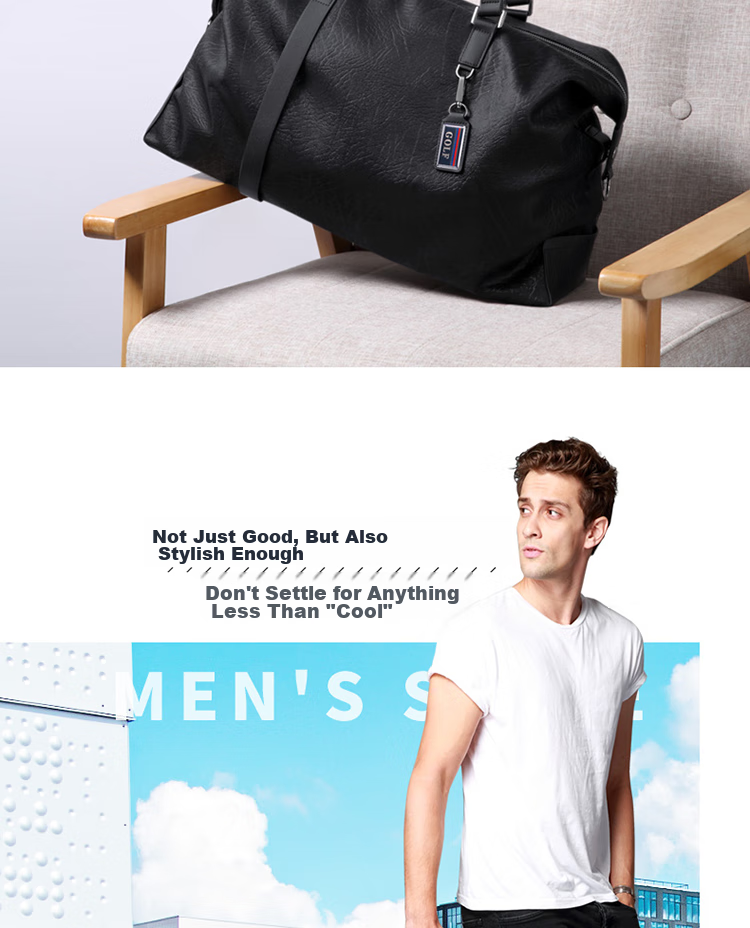 GOLF Travel Bag, Casual Sports Fitness Bag, Handheld And Shoulder Luggage Bag, Men's Short-Trip Travel Bag, Large Capacity Business Trip Bag 6