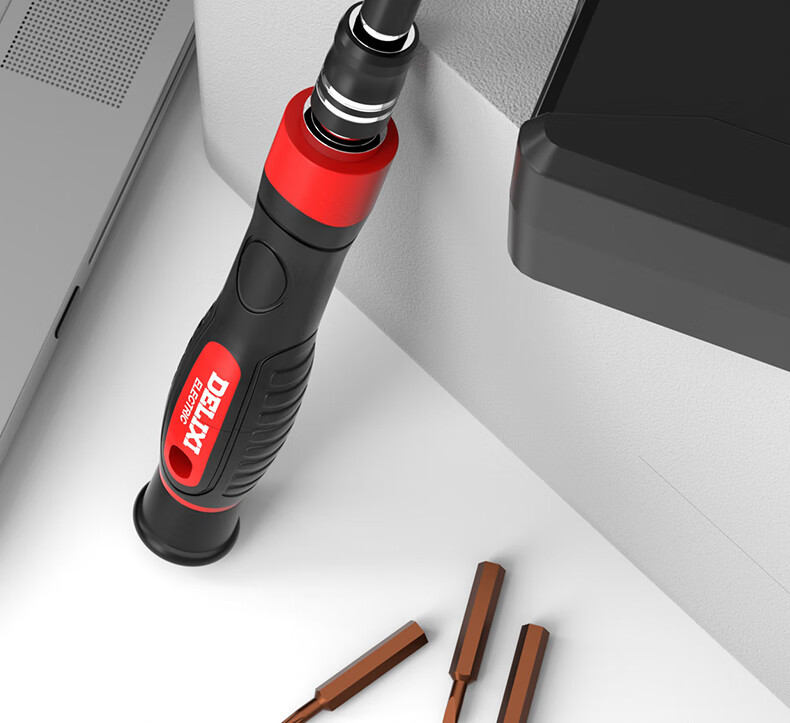 DELIXI ELECTRIC Screwdriver Set, Strong Magnetic Household Multi-Functional Screwdriver Kit, 107 Pieces Set DH-107 4