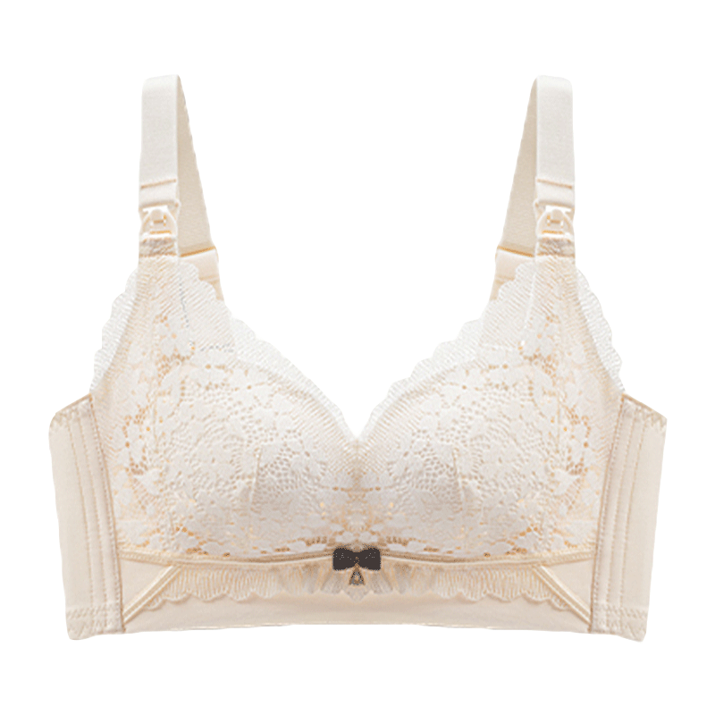 JOYNCLEON [Luxurious Lady] Nursing Bra for Pregnant Women, Anti-Sagging, Push-Up, Postpartum Breastfeeding Bra, Two Pieces XL