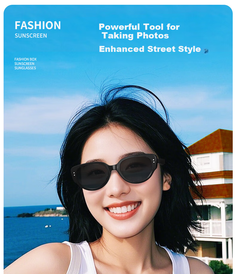 Pulais Cat Eye Sunglasses for Men And Women, UV Protection, Polarized, High Definition, Sun Protection, Driving, High-End Fashion Trendy 1