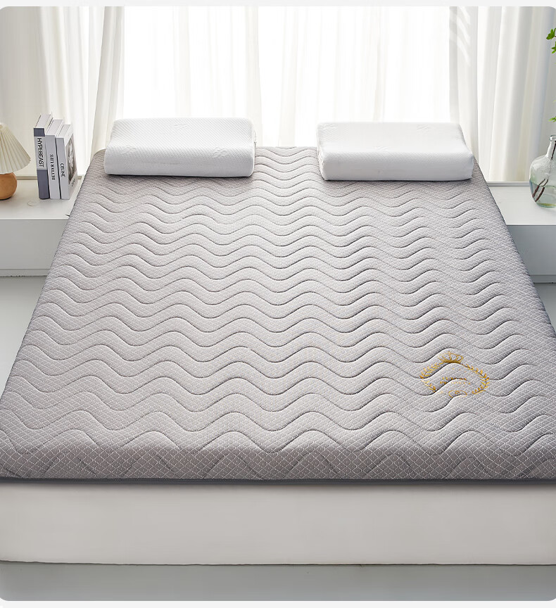 MUJI Grade A Soybean Mattress Pad Cover 6cm Thick Non-Slip Foldable Bedding for Home All Seasons 1.2x2m Bed 9