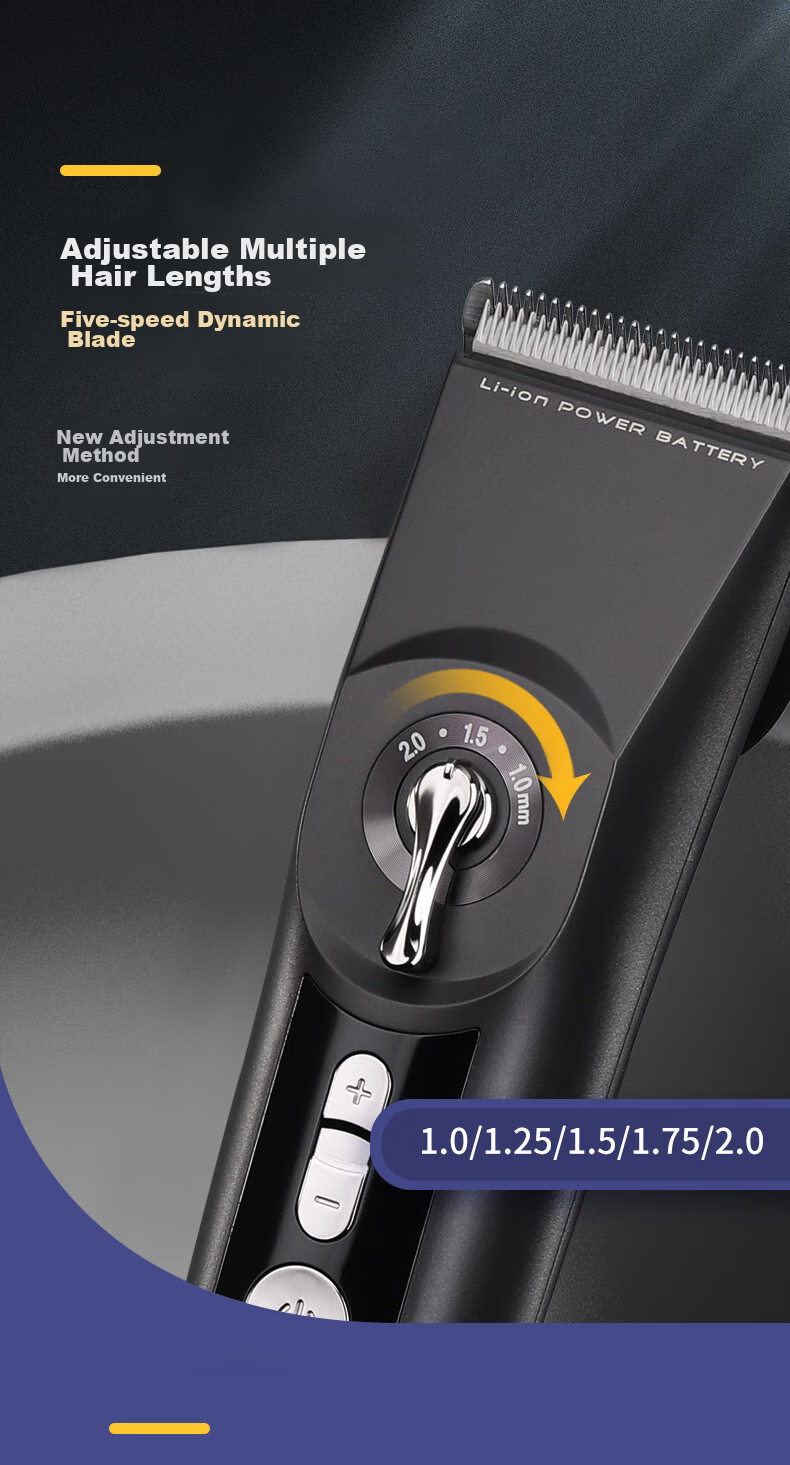 Codos 932 Professional Electric Hair Clipper, Rechargeable Hair Trimmer, Barber's Razor, Salon-Grade, Graduation Gift 5