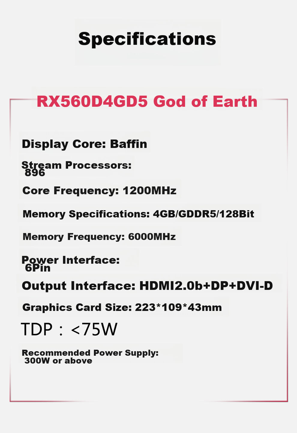 Yeston RX550 4GB 4HDMI 4Monitor Graphics Card, Full Height, Supports HDMI Direct Connection, Supports Adapter for VGA And DVI-D Output, Professional Multi-Screen Graphics Card 2