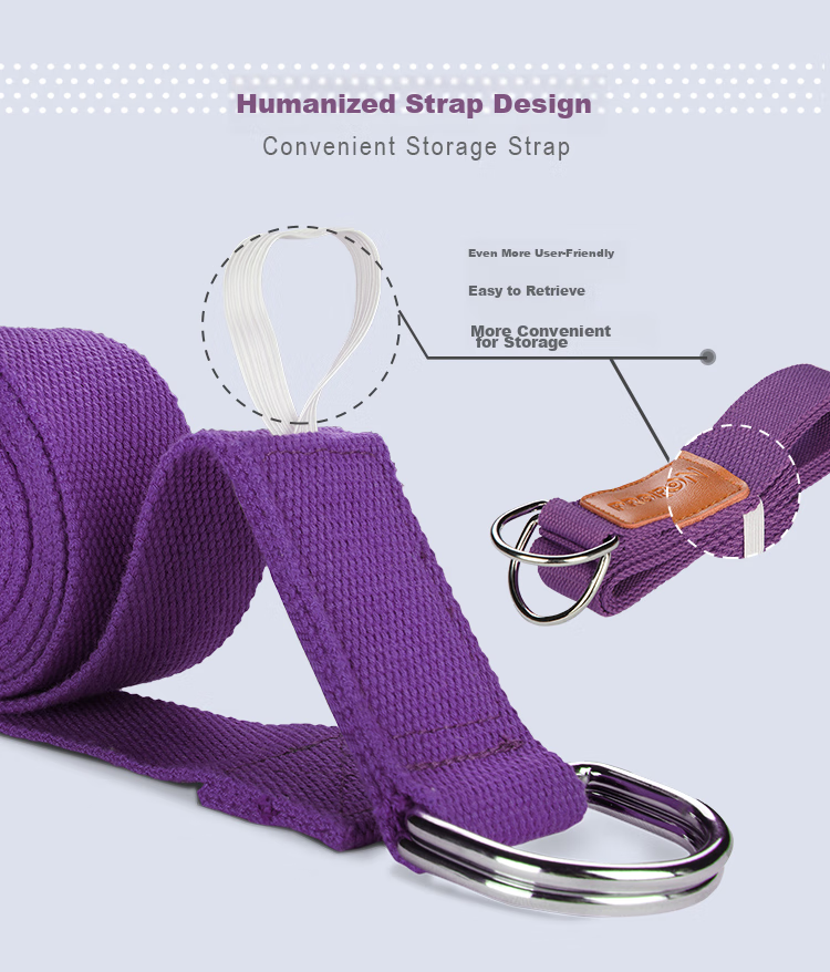 PROIRON Puli'ai Yoga Resistance Band, Pilates Rope, Extended Stretching Band for Training And Exercise, Purple 6
