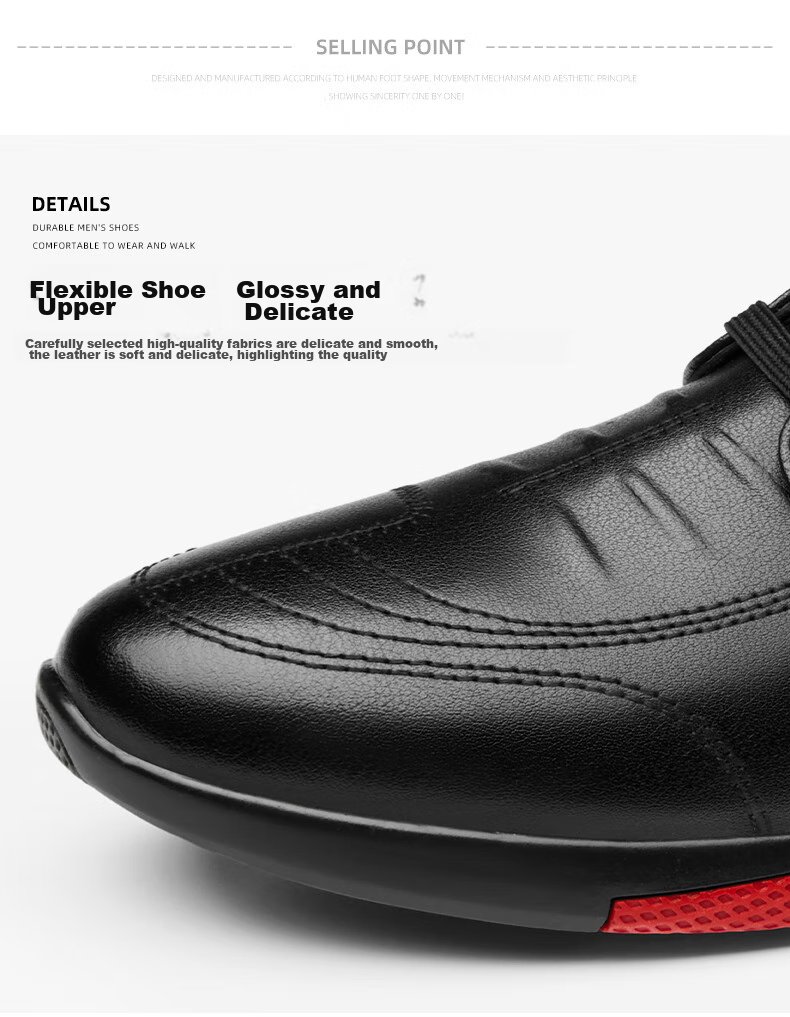 MEXICAN Autumn And Winter New Business Casual Leather Shoes for Men, Formal British Style Driving Lightweight Shoes 155MS702 New Black Size 40 8