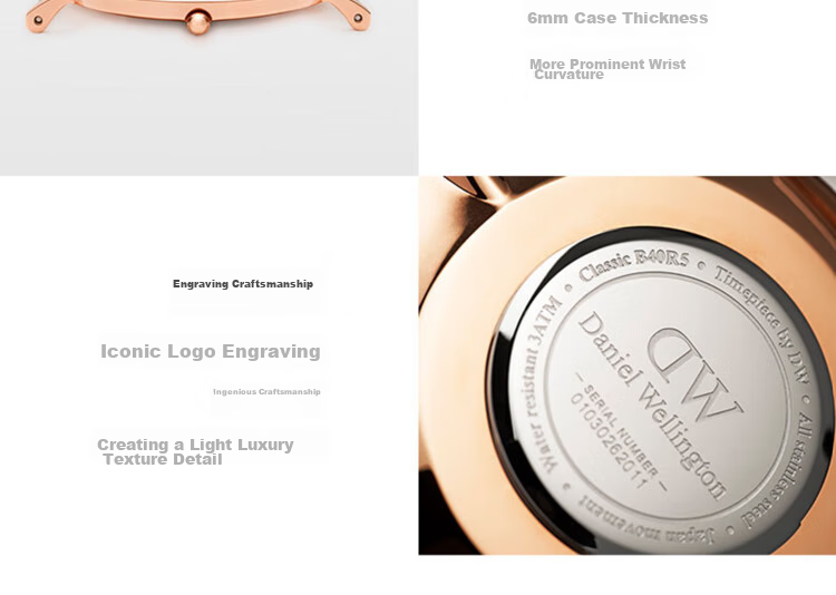 DanielWellington DW Men's Watch, Classic Leather Simple Fashion European And American Quartz Wristwatch, Birthday Gift for Boyfriend, DW127 7