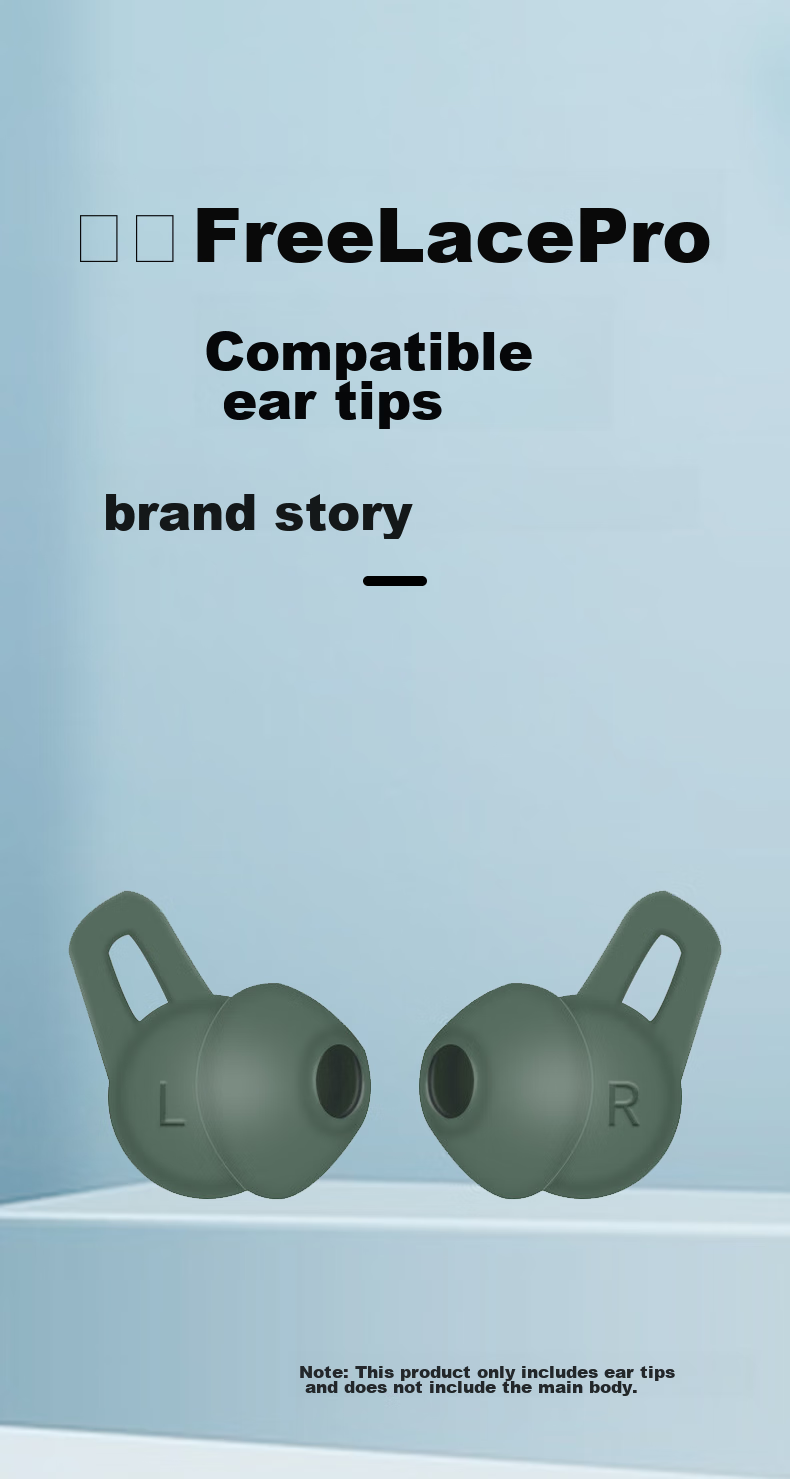 Masentek ES22 Compatible with Huawei Freelace Pro Bluetooth Earphones, Ear Tips And Earbuds, 2 HUAWEI Soft Silicone Covers Replacement Accessories, Sports Anti-Slip, Small Green Size, 1 Pair 1