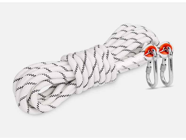 YUANBANG 12mm Climbing Safety Rope Mountaineering Rescue Firefighting Descender Belay Rope High Strength Polyester 3100kg Load Capacity 10m Length 1 Piece 1