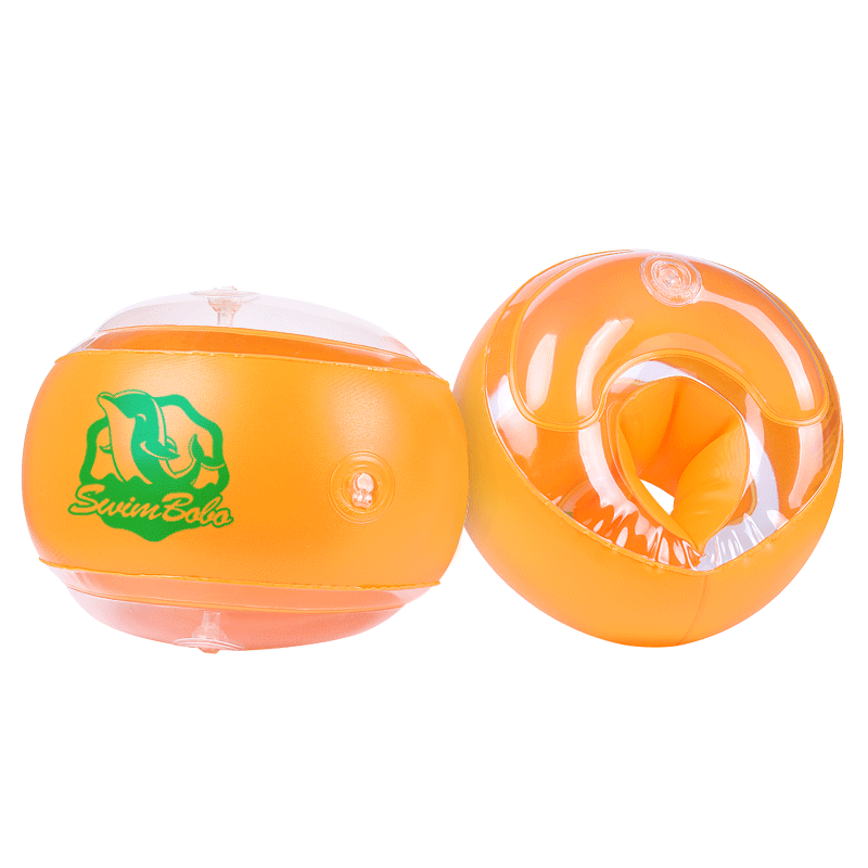 Swimbobo Children's Swimming Arm Floats, Swim Gear, Orange Independent Multi-Airbag Water Sleeves, BO1300L