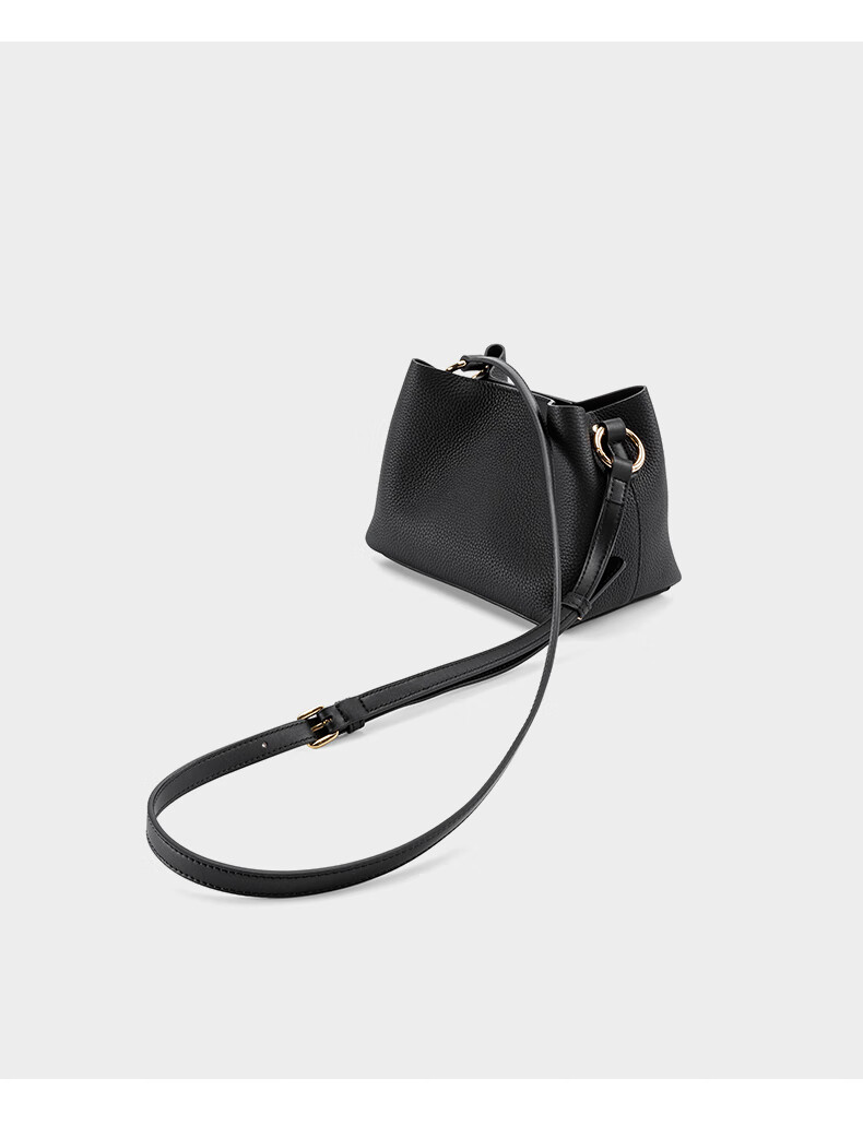 HONGU Women's Handbag, High-Quality Cowhide Leather, Fashionable Shoulder, Handheld And Crossbody Bag, Versatile Bucket Bag, Birthday Gift for Girlfriend 14