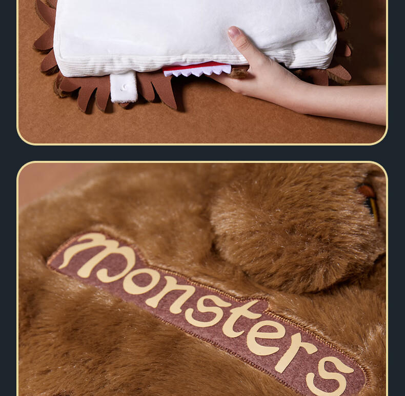 MINISO Harry Potter Series Monster Book Pillow No.16, Plush Toy Hugging Pillow, Nap Pillow 2