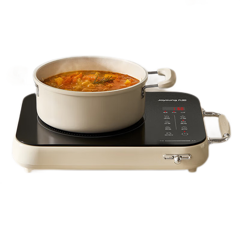 Joyoung Electric Ceramic Stove for Brewing Tea, Household Electromagnetic Cooker, Battery Stove, 2200W High Power, Intense Heat, Low Noise, Low Radiation, Compatible with Multiple Cookware, Hot Pot Cooker C22S-X9