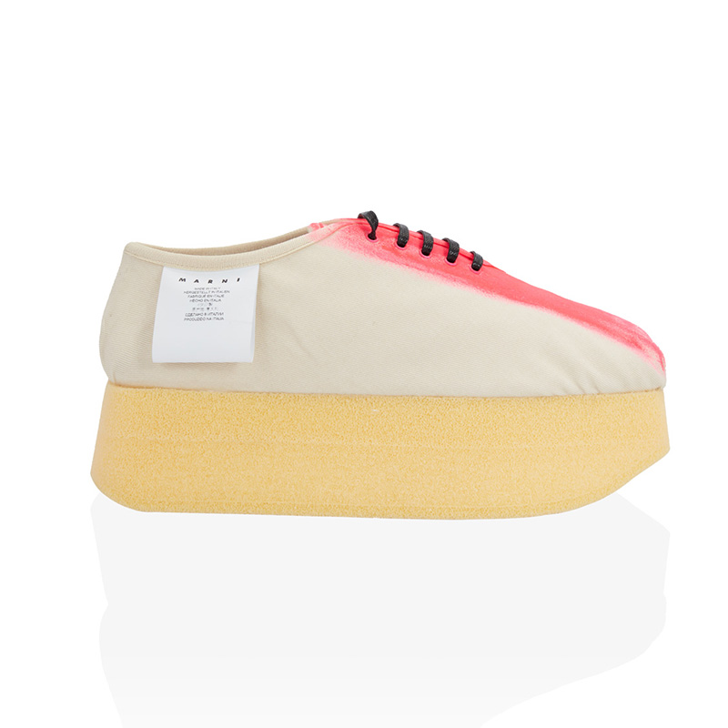 marni女士系带厚底鞋