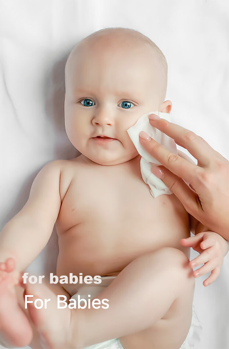 Mianshang Disposable Face Towels for Newborns And Infants, Children's Baby Face Towels, 6 Packs, Pure Cotton Soft Towels 5