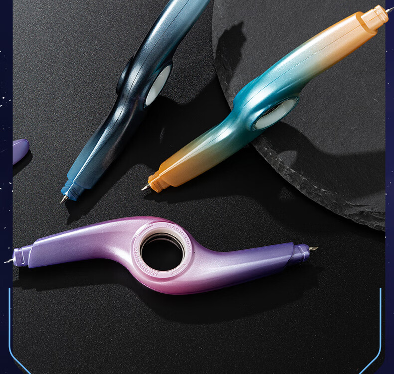 MASMARCU PFL Colored Wood Limited Edition Writing All-Purpose Gel Pen, Black, Retractable, 0.5mm, Quick-Drying, ST Silent Quick-Drying Signature Pen, for Students' Exams And Practice, 3-Pack AGPK3340 9