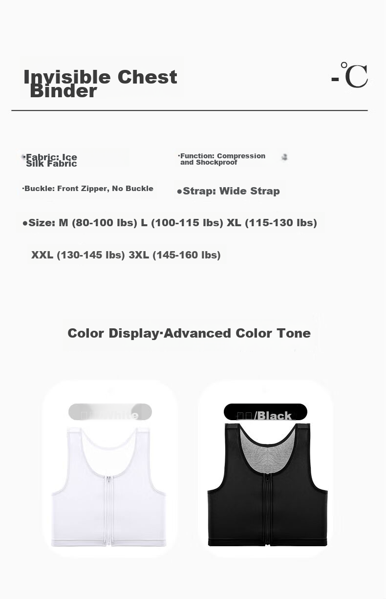 Caramella Bandeau Bra for Large Breasts, Minimizing Effect, Les Style, Sexy T-Shirt, Ultra Flat Chest, Breast Shaping, Shock-Absorbing Vest, Cosplay Sports Bra for Wome 15