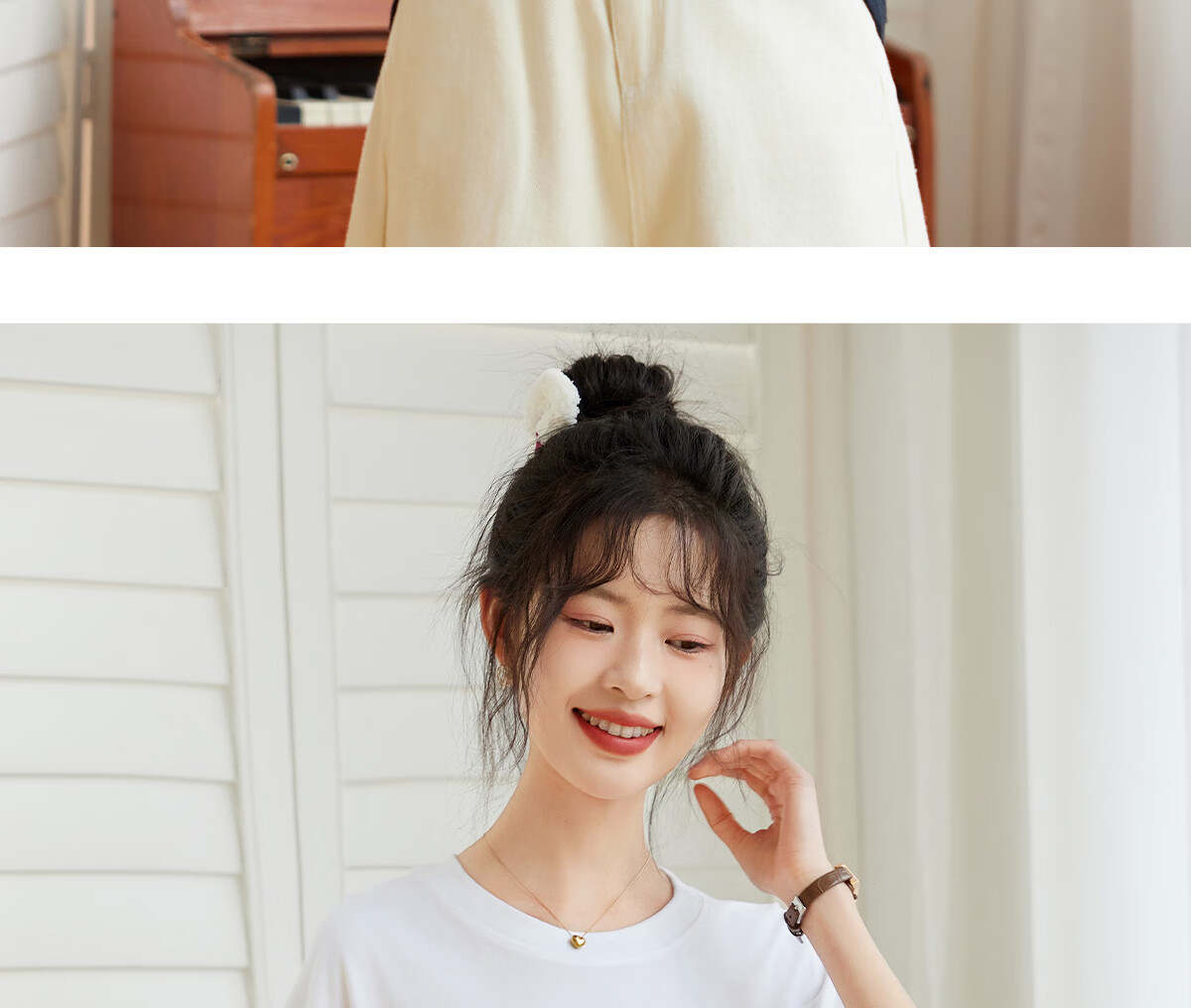 Halo Queen Women's Long Sleeve Cotton T-Shirt Spring Autumn Round Neck Letter Bow Print Casual Base Shirt New H143T2009 53