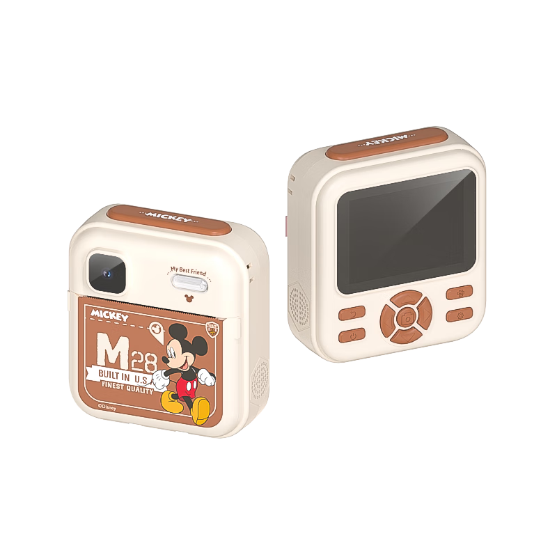 Disney Children's Camera, Instant Photo for Students, Travel-Specific Photography, Doodle Function, Colorful Video Recording, Birthday Gift Box for Boys And Girls, Teacher's Day Gift Toy, PC02 Mickey Mouse