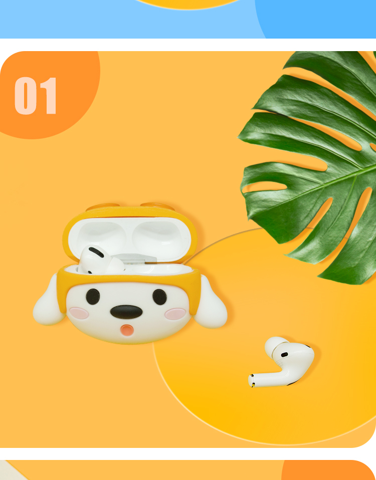JOY&DOGA Airpods Pro Protective Case, Apple Earphone Case, Airpods Wireless Bluetooth Earphone Case, Silicone Cute Cartoon Airpods Protective Case, JOY Co-Branded Merchandise 4