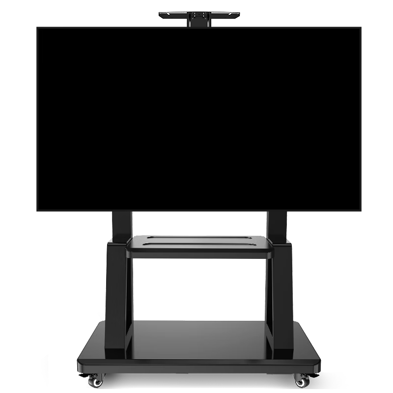 Jinying Mobile TV Stand (32-80 Inches) Universal Floor TV Cart TV Mount Video Conference Display Mobile Trolley Floor TV Stand