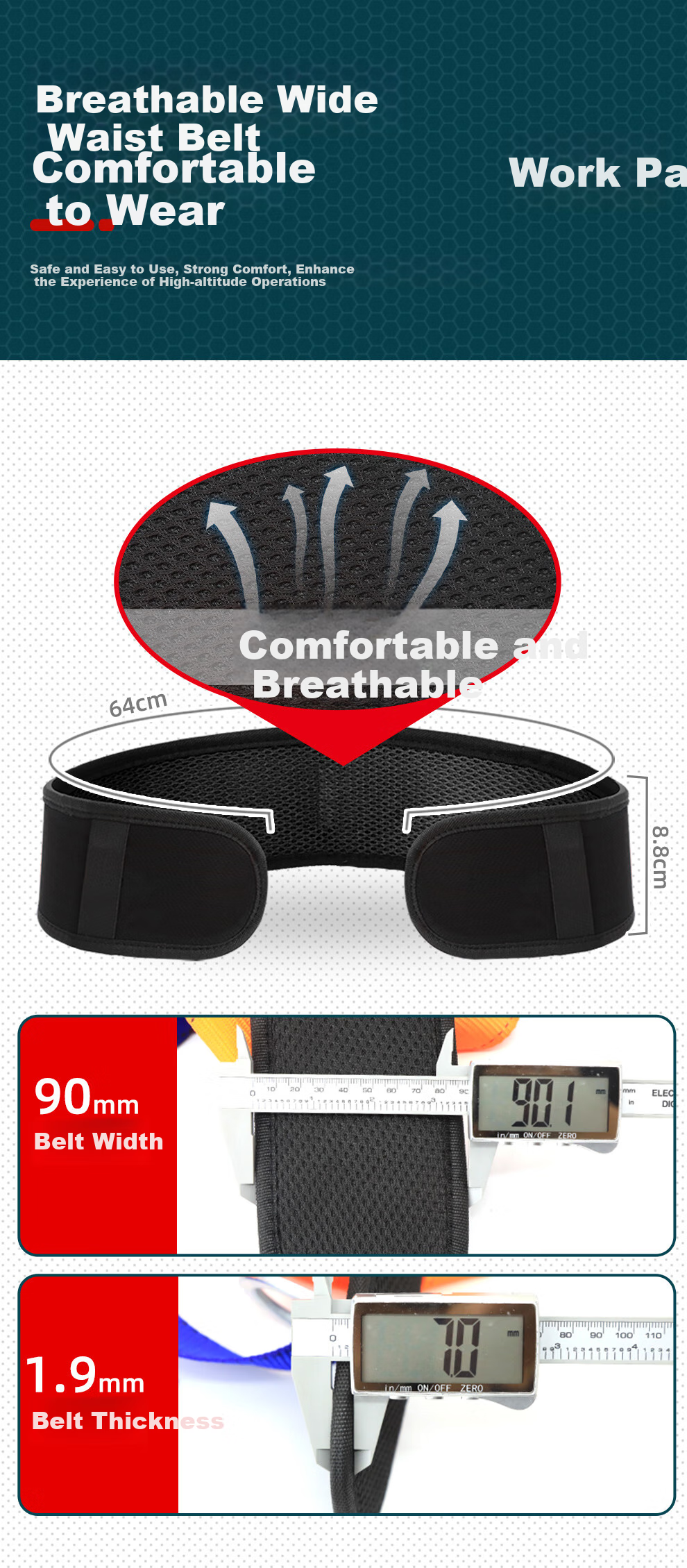 Xinbaolin Z-Y Fall Arrest Harness, National Standard European Style Five-Point Safety Belt, High-Altitude Work Fall Prevention, High-Quality Safety Harness with Two Large Hooks, 2 Meters Polyester Rope + Shock Absorber Pack, Shipped from Beijing Warehouse 10