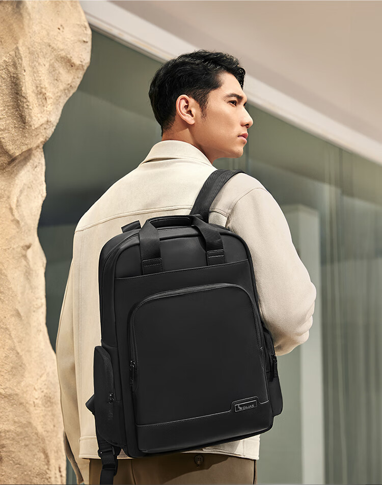 OWAS Pioneer Series Backpack for Men, Commuter Bag, Fashionable Business 15.6-Inch Laptop Bag, Travel Leisure Bag 2