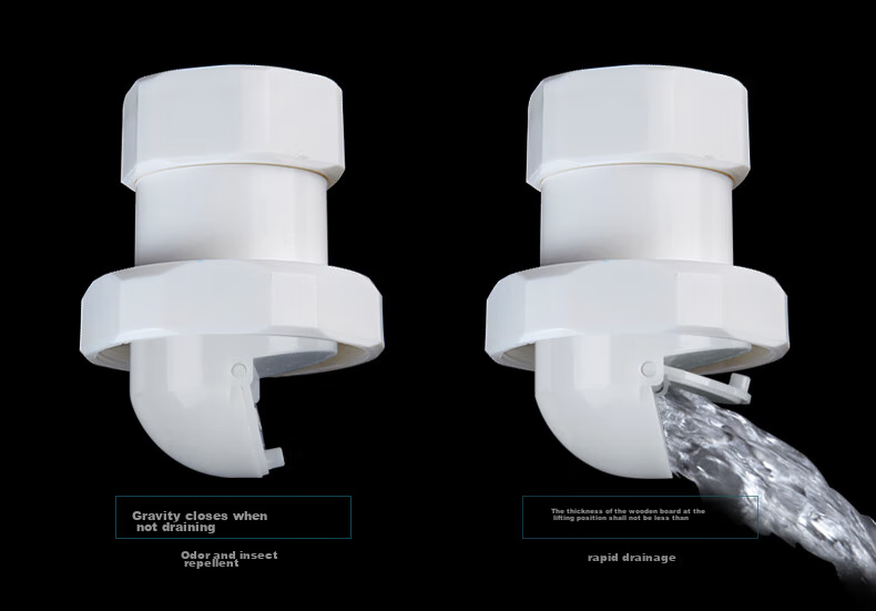 Submarine SQ-1 Basin Sink ABS Anti-Odor Drain Pipe, S-Bend Extendable Drain Pipe, Insect And Odor Preventio 7