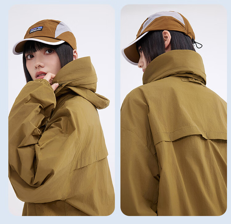 JD Original UPF170+ Ultra-Light Original Yarn Sun Protection Clothing, Outdoor Sun Protection Garment, Cool And Breathable Jacket, Skin Coat for Men And Women, Coffee 3XL 31