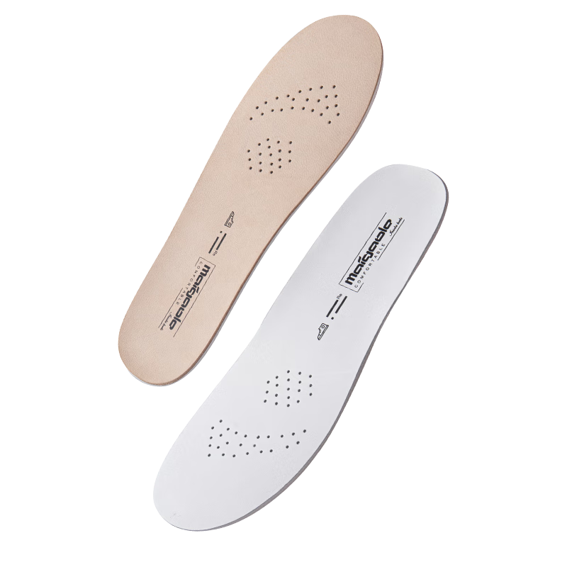 Maigaole Sheepskin Top-Layer Latex Insoles for Men And Women, Soft Sole Shock-Absorbing Thickened Breathable Sweat-Absorbing Cowhide Comfortable Sports [Top-Layer Sheepskin] Khaki - Zirou 43-44