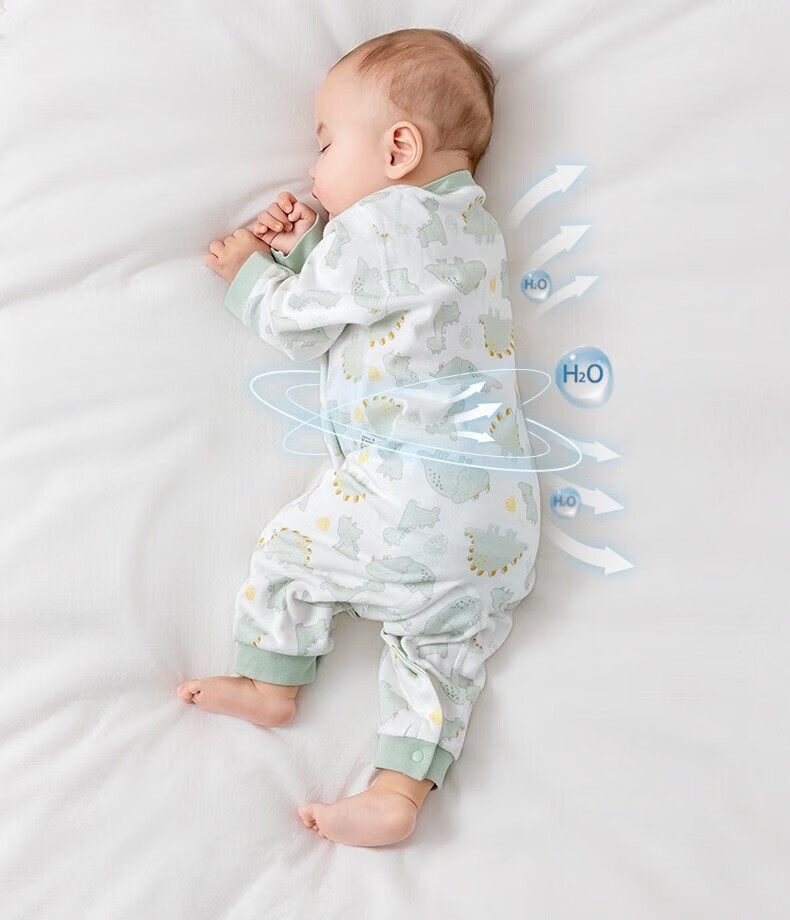 Beitaisi Baby Clothes Spring And Autumn Outfit, Infant Onesie Pure Cotton, for Newborn Boys And Girls, Small Age All-Season Pajamas Romper 2