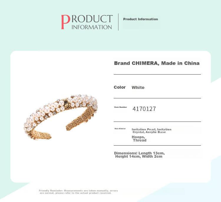 CHIMERA Wide Headband, Face-Slimming, Fashionable Hairband, High Crown, Outdoor Hair Accessory, Birthday Gift for Wome 2