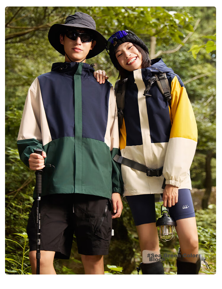 Xiongmaoxiangban Women's And Men's Three-In Jacket, Spring Autumn Winter New Style, Wool Inner Lining, Petite Size, Rainproof Windproof Mountaineering Jacket 26