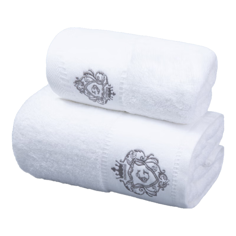 Grace Five-Star Hotel Pure Cotton Antibacterial And Anti-Mite Bath Towel Set, All-Cotton Large Size Universal Two-Piece Sports Set