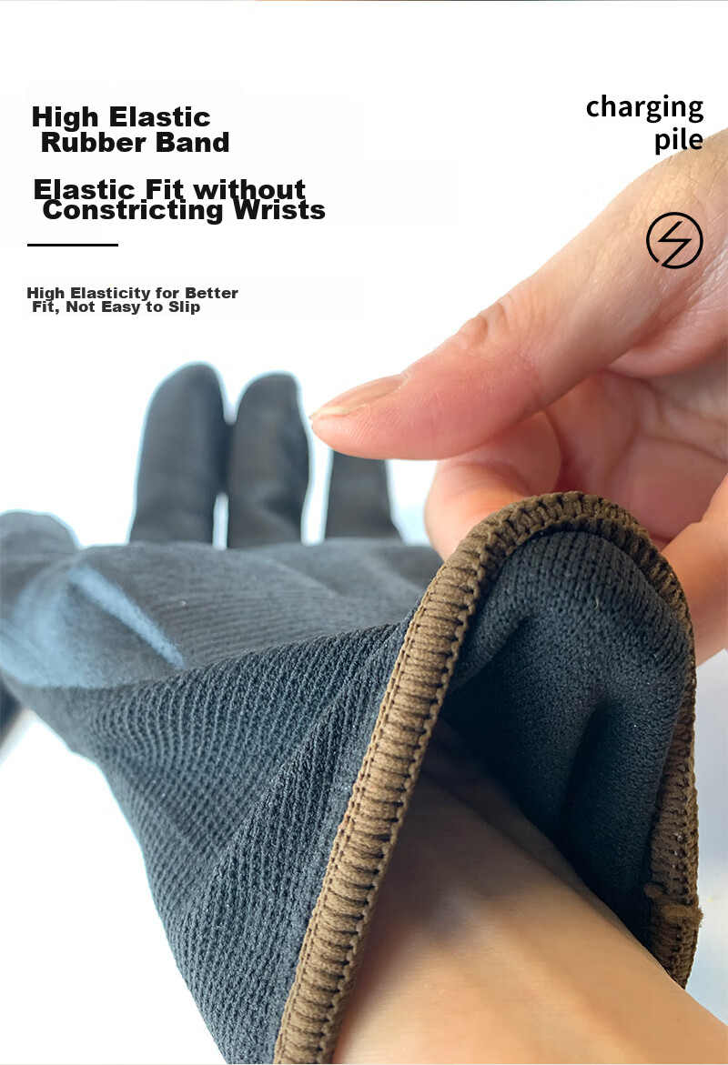 Hengju Insulation Gloves, 400V Electrical Work Gloves, Low-Voltage Anti-Electric Special, Flexible, Wear-Resistant, Breathable, Non-Slip, Coated, Genuine Product [Flexible And Soft] 4