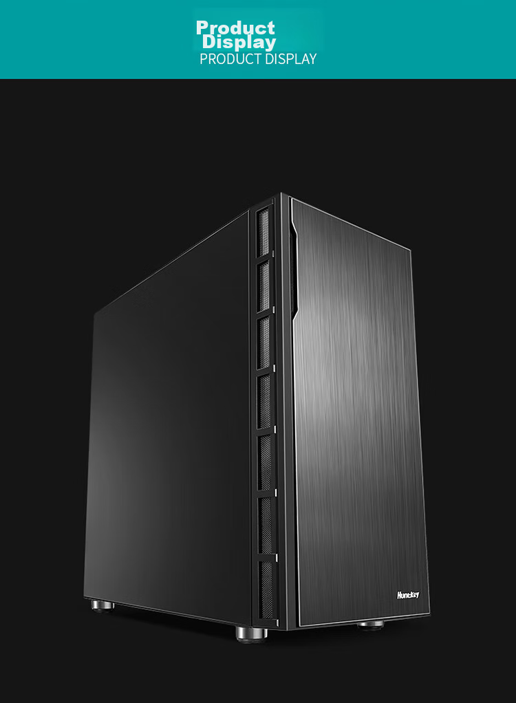 Huntkey GX750A Predator White Gaming Case (Exquisite Iron Mesh/Steel Glass Side Panel/360mm Water Cooling/12 Fan Positions/ATX Motherboard/40 Series Graphics Card) 11