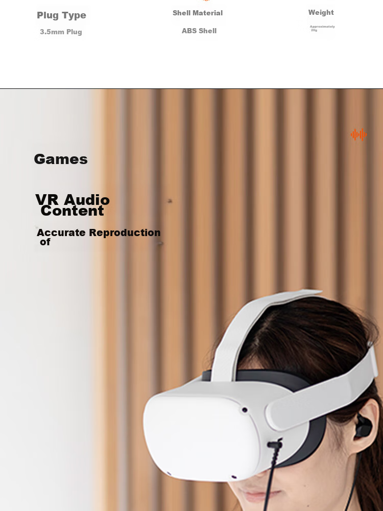 FINAL VR3000 Wired In-Ear Gaming Headphones with Precise Positioning 2