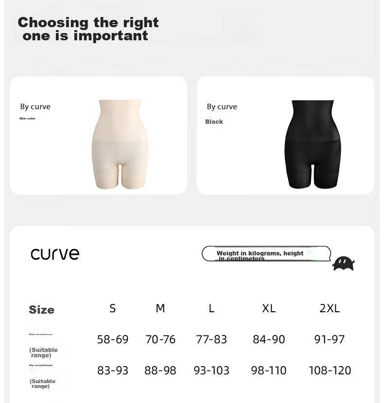 Curvilism [Victoria Song Style] Cloud Waist-Slimming Hip-Lifting Pants for Women Shaping Waist High-Waist Leggings Nude XL Size 38