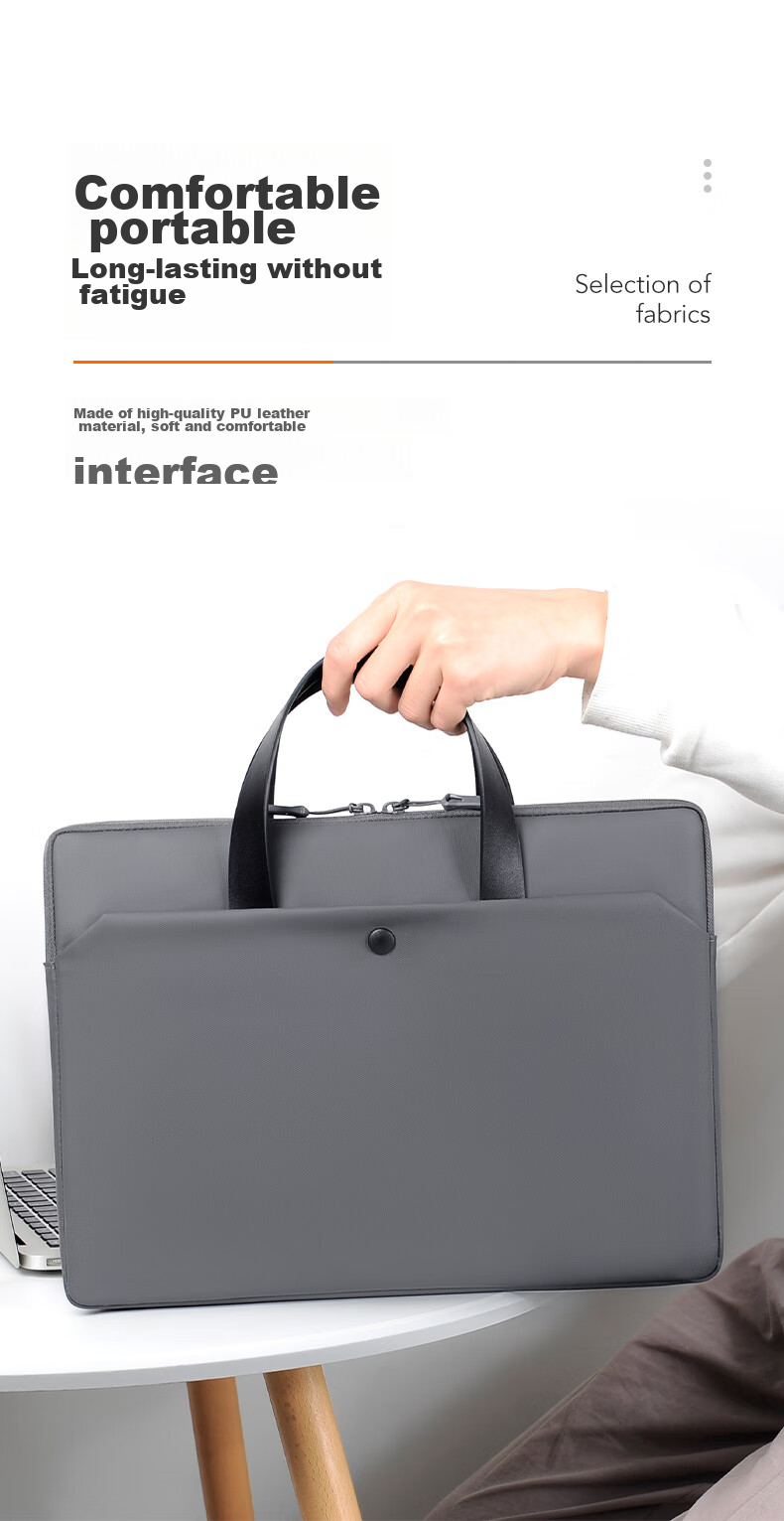 DiyiGongfang Laptop Bag, 13.3-Inch, Suitable for Apple MacBook Air, Lenovo Xiaoxin Pro 14, Huawei Honor, Dell, HP, Business Lightweight Handbag for Men And Wome 7