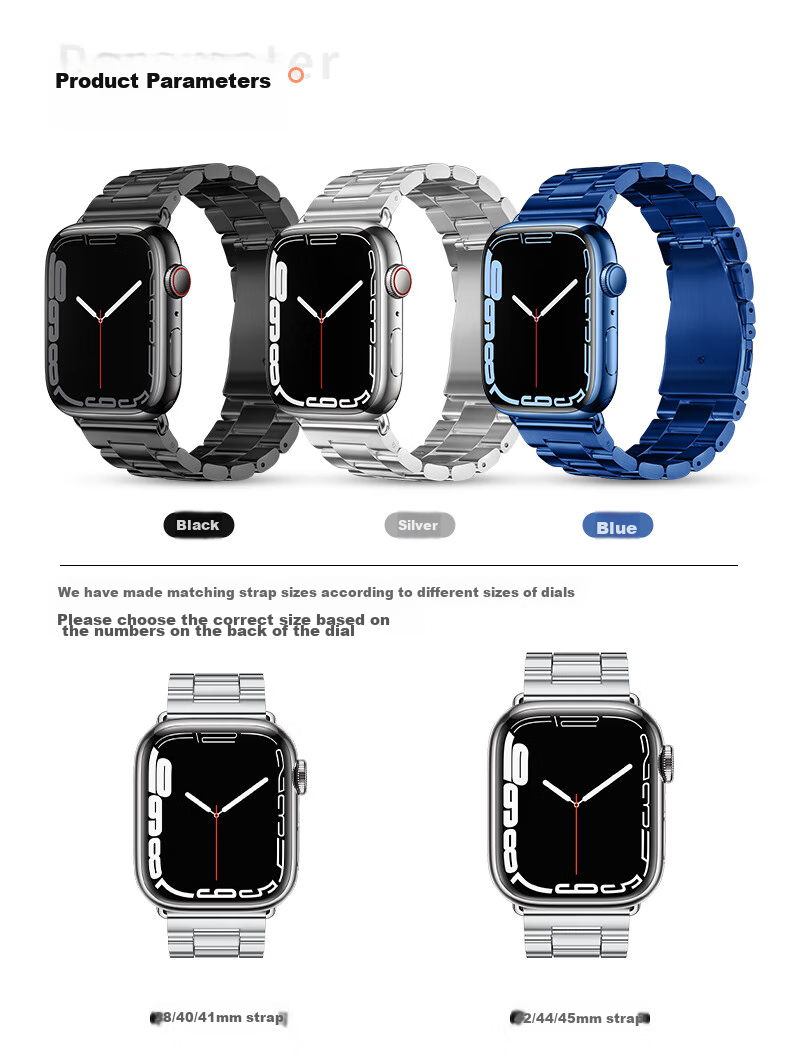 Weiqiantu Compatible with Apple Watch Ultra 4/3 Strap, Apple IWatch S12/S11/S10/9/8/7 Metal Stainless Steel Band for SE3/Ultra4/3/2, Men's 7