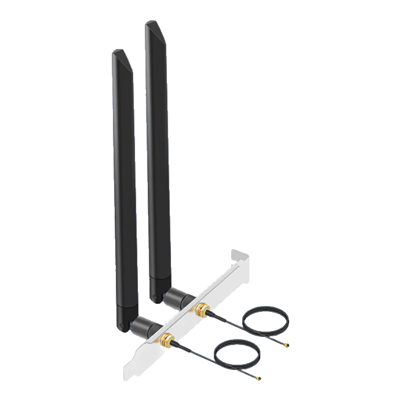 EB-LINK Wireless Network Card External Extension Antenna, IPEX 4th Generation, Dual-Band 2.4G 5.8G SMA Adapter Cable, 8dB Antenna, Suitable for M.2 Interface