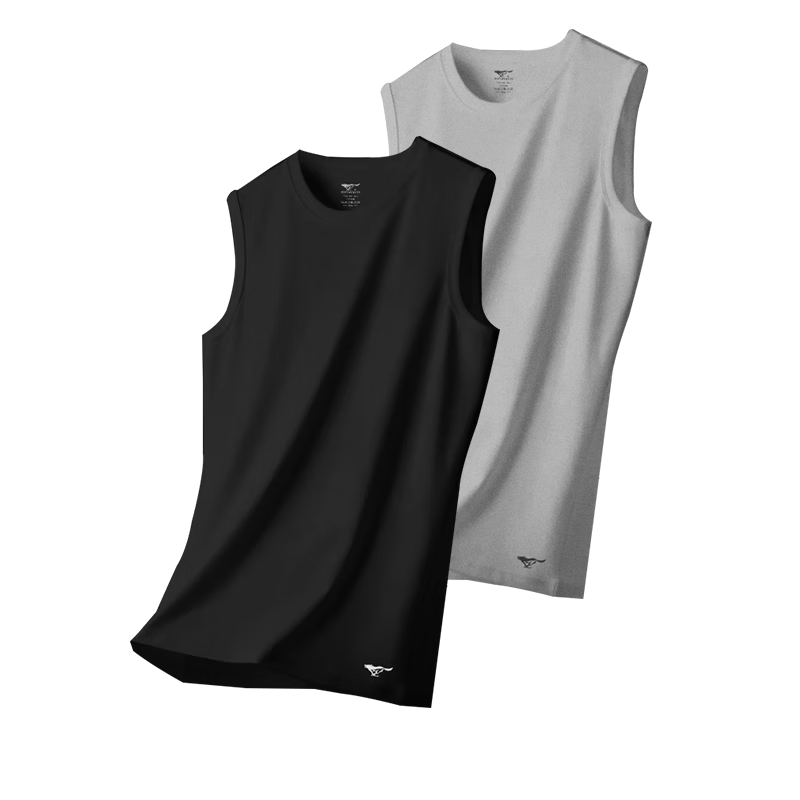 SEPTWOLVES [100% Cotton + Wide Shoulder] Men's Tank Top, Pure Cotton Sweat-Absorbing Breathable Vest, All-Cotton Sleeveless Athletic Undershirt