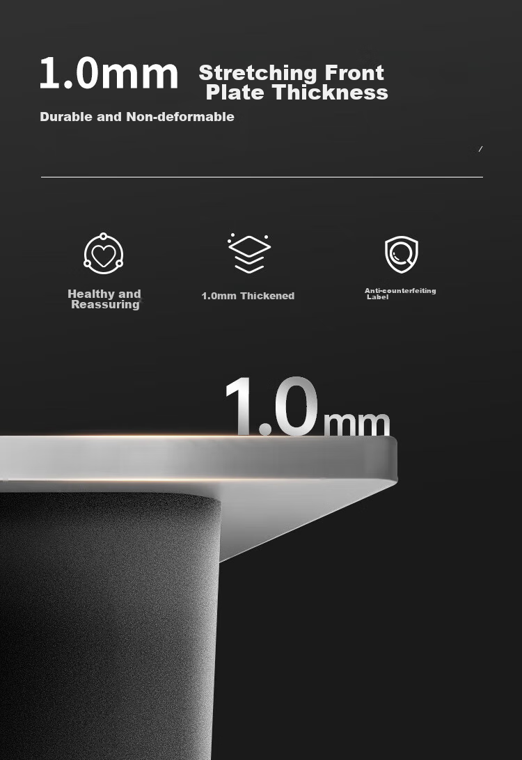 OULIN Large Single Bowl Sink, Kitchen Basin, Vegetable Washing Sink, Integrated Basin, 0 Coating, 304 Stainless Steel Single Bowl 616B 4