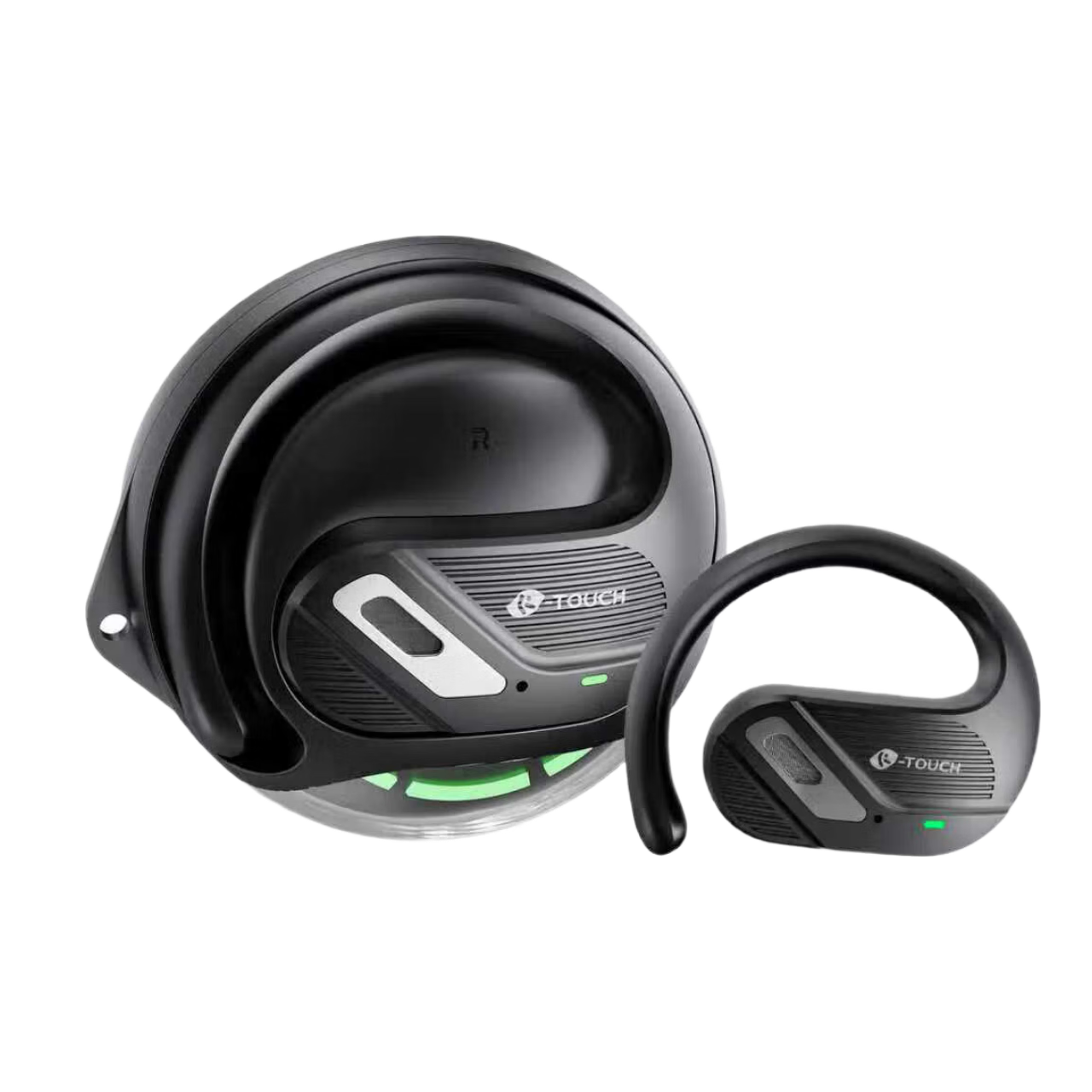 K-Touch Bluetooth Bone Conduction Earhook Wireless Open-Ear Headphones for Running Cycling Gaming Long Battery Life Compatible with Apple Huawei Xiaomi