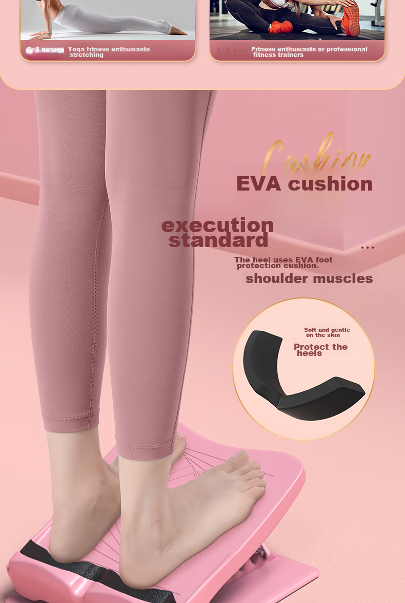 Li-Ning Stretching Board, Foldable, for Adults And Children, Home Use, Standing Inclined Pedal, Stretcher, Massage, Ankle Correction, Rehabilitation, Fitness 8