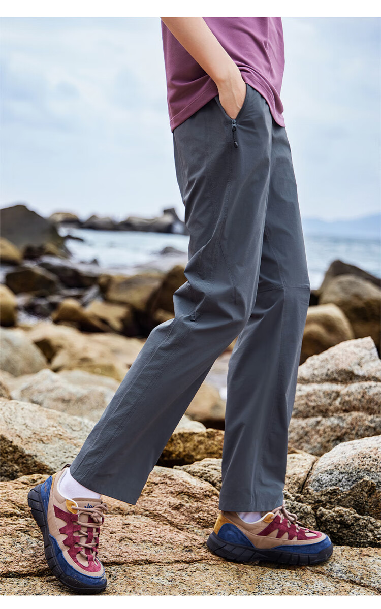 Pioneer Camp Windproof Outdoor Pants for Women, Summer Lightweight Sports Hiking Climbing Trousers, Breathable Water-Repellent Casual Straight-Leg Long Pants 10