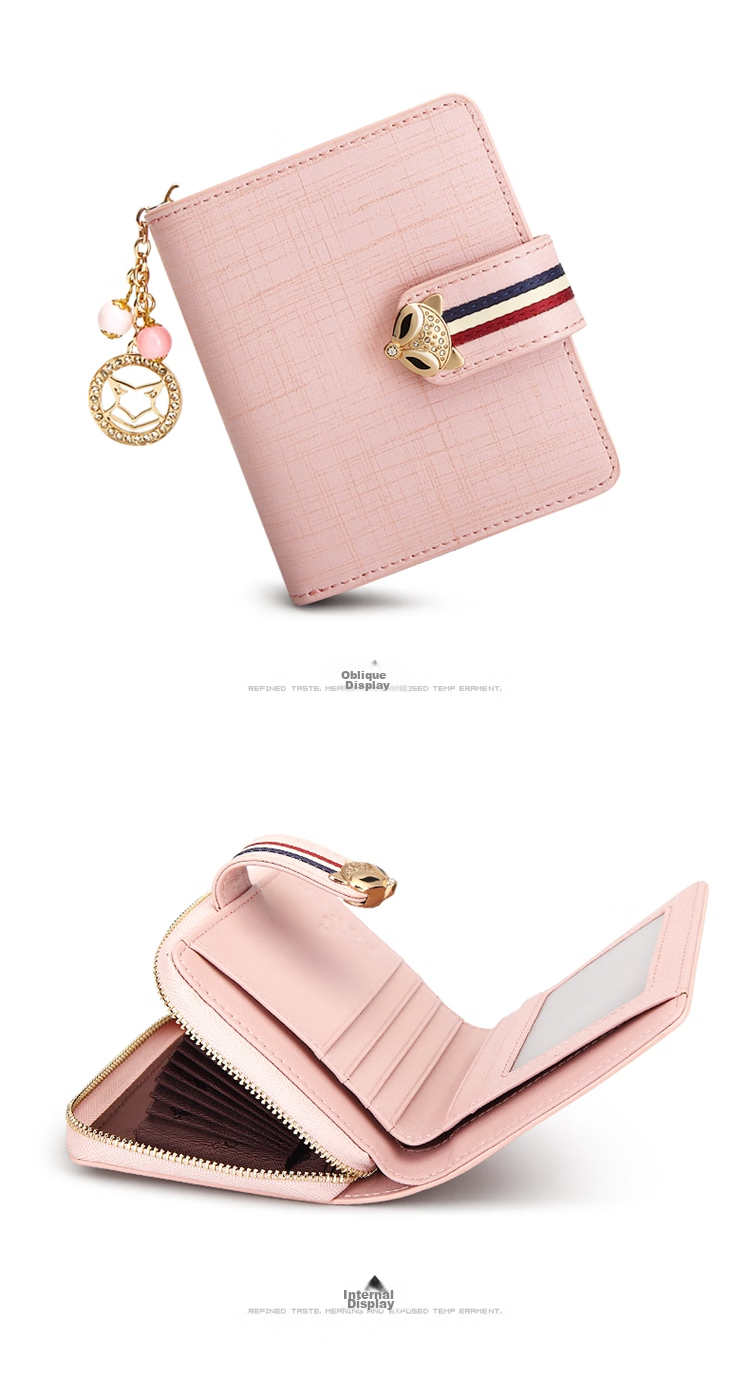 FOXER Leather Women's Wallet, Large Capacity, Short Style, Card Holder, Bill Folder, Clutch, Coin Purse, Valentine's Day Gift for February 14th 15
